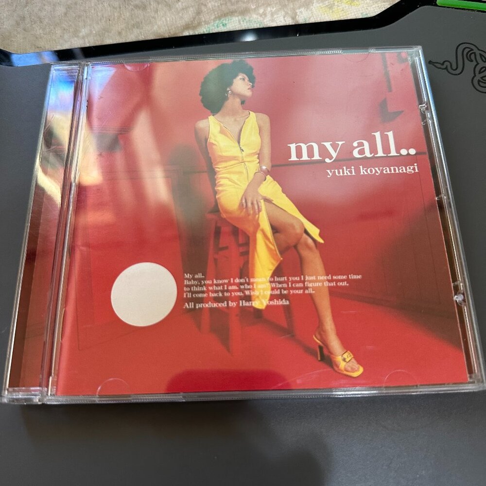 Yuki Koyanagi my all CD HDCA-10065 Dream Machine Japan Import 2001